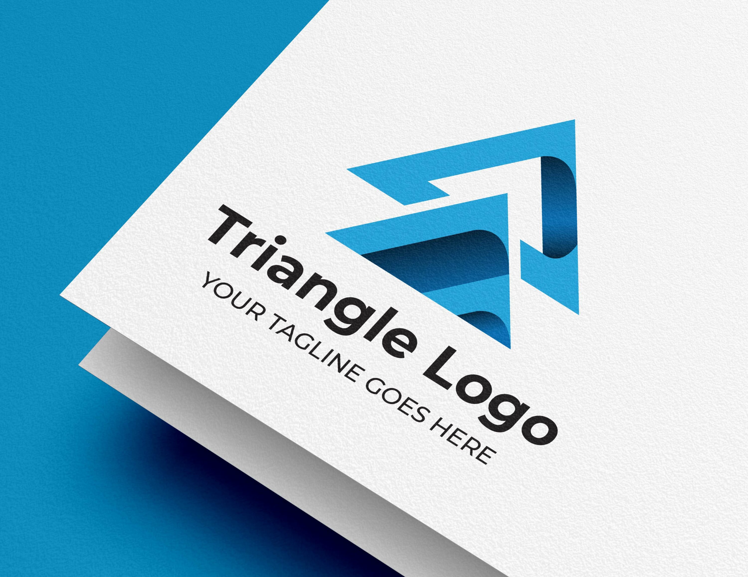 Triangle Logo blue.