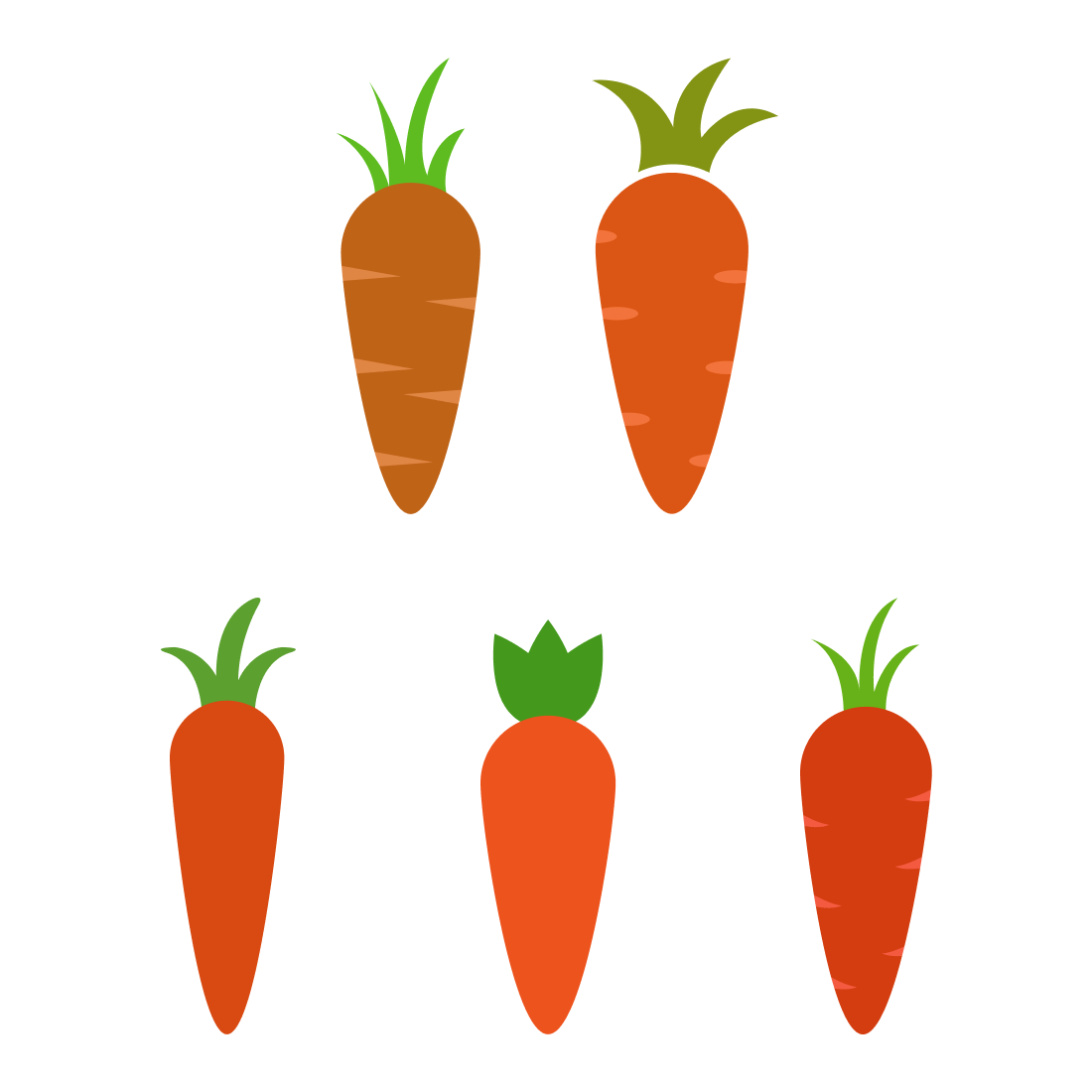 Carrot svg bundle cover.