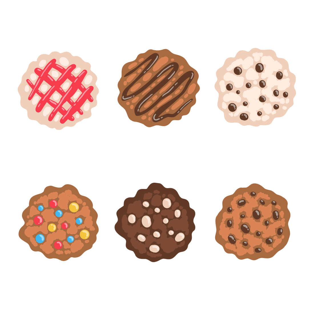 chocolate chip cookie svg cover.