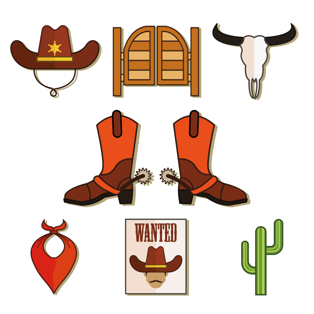 Cowboy Boot SVG cover.