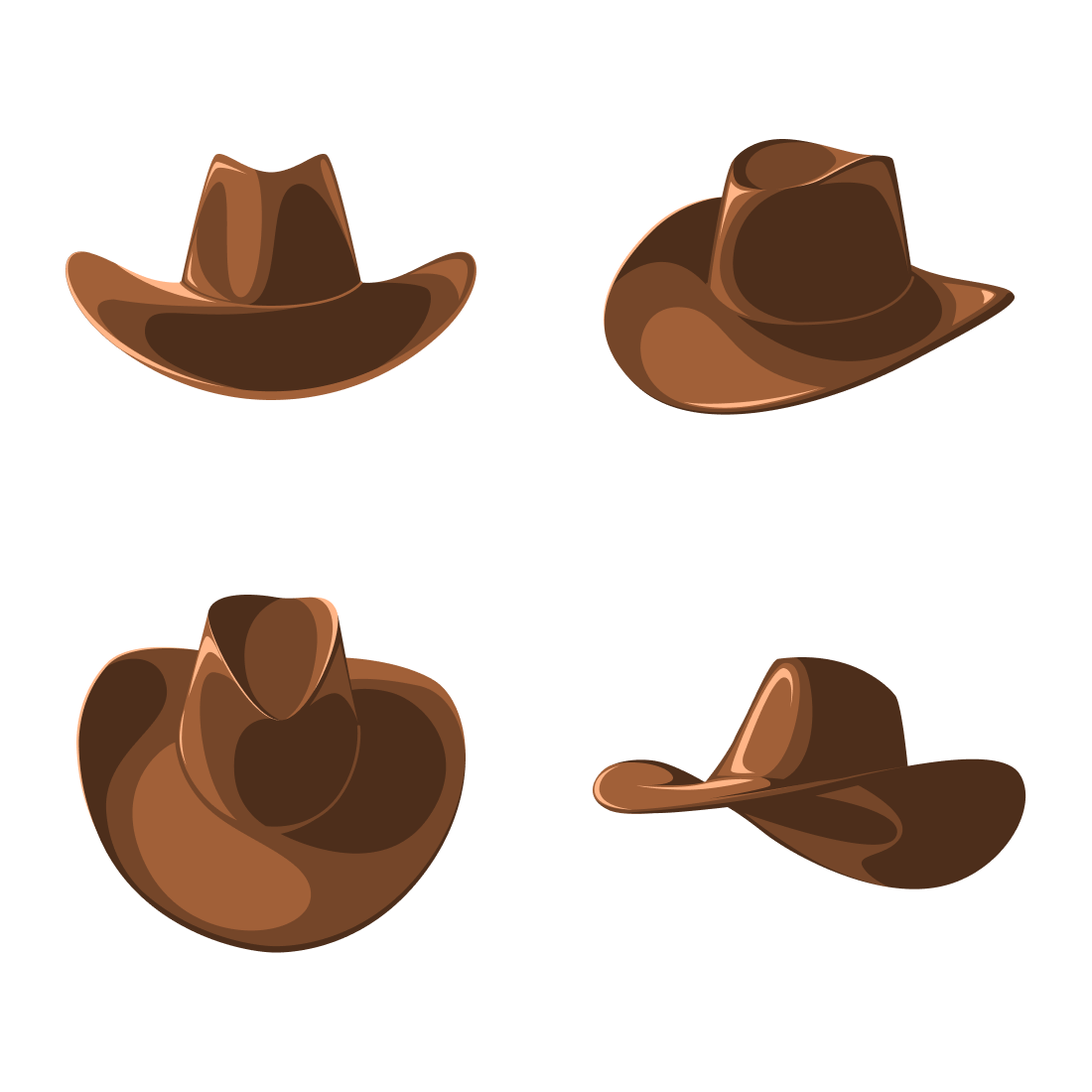 Cowboy hat svg bundle cover.