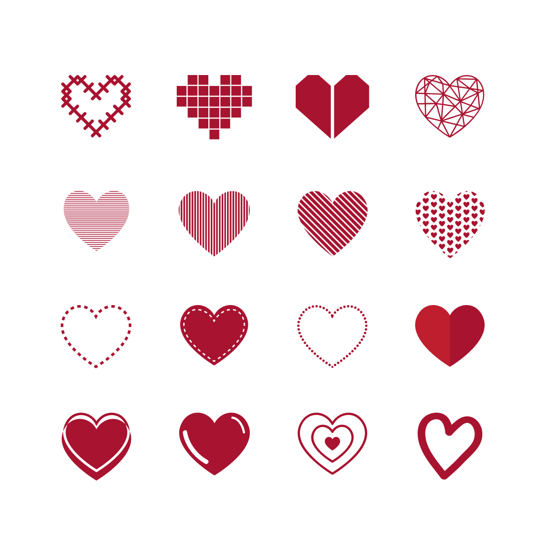 25 Adorable Heart Logo Designs, TutorialChip