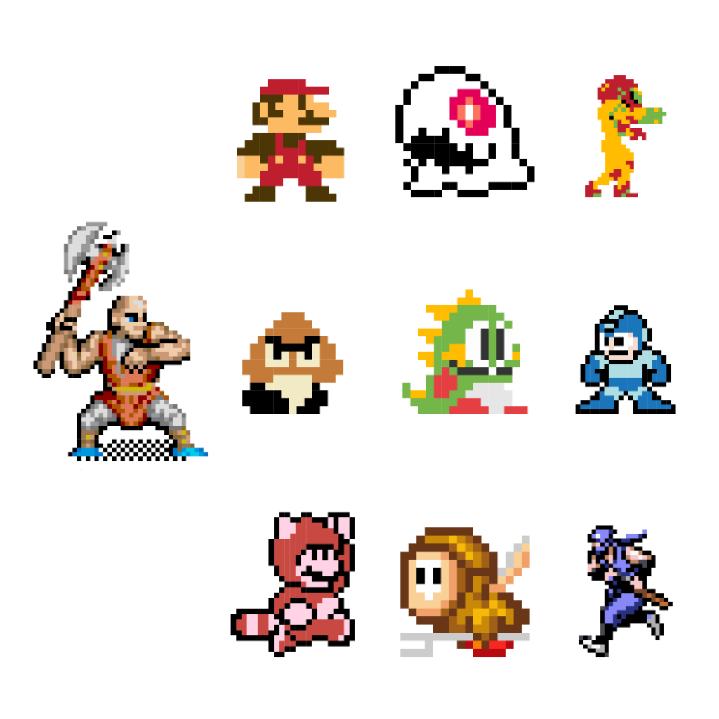 10 Mario Pixel SVG Designs – MasterBundles