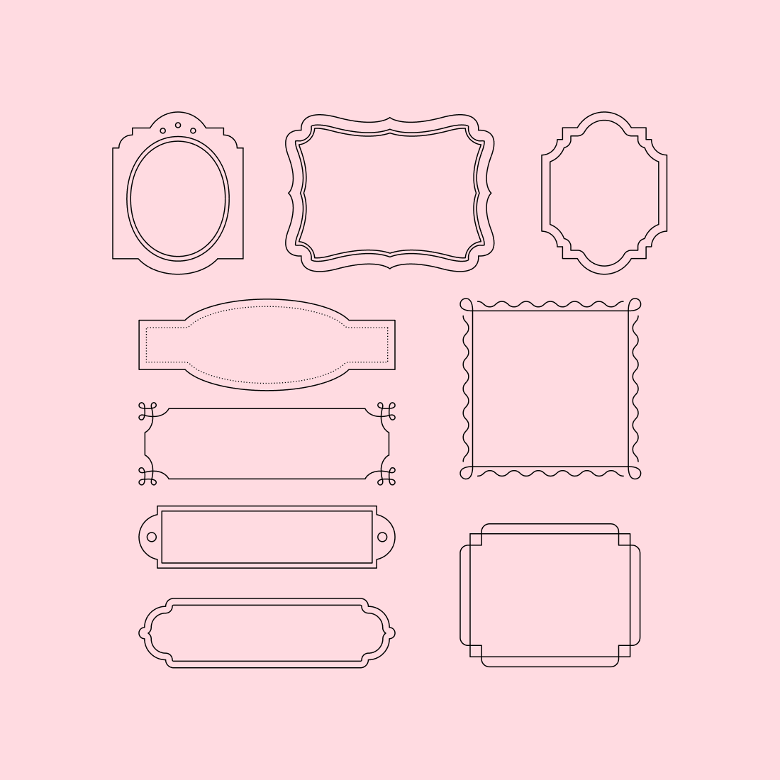 simple border svg cover.