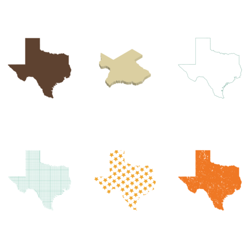 Texas Outline SVG Designs - MasterBundles