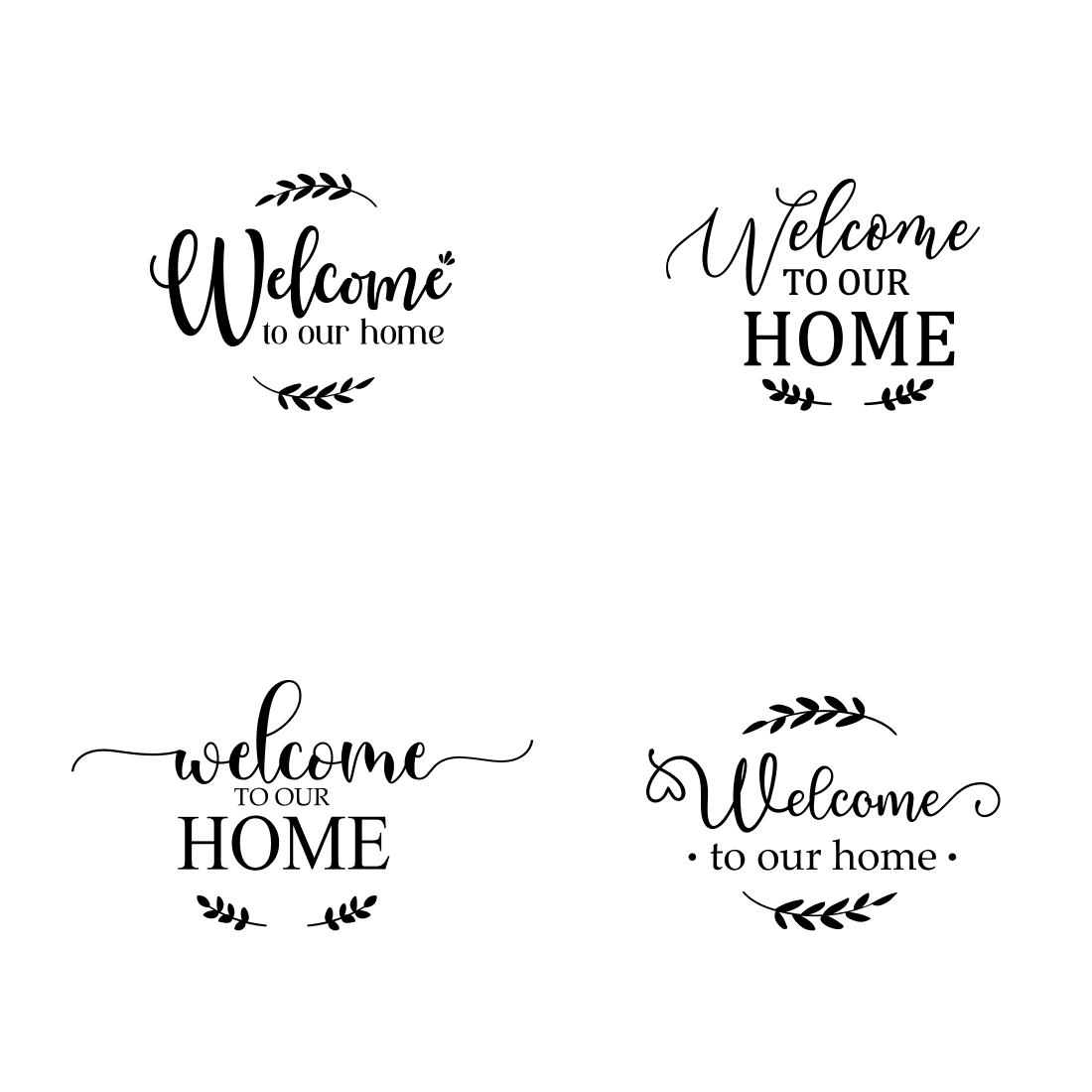 Welcome to our home svg bundle cover.