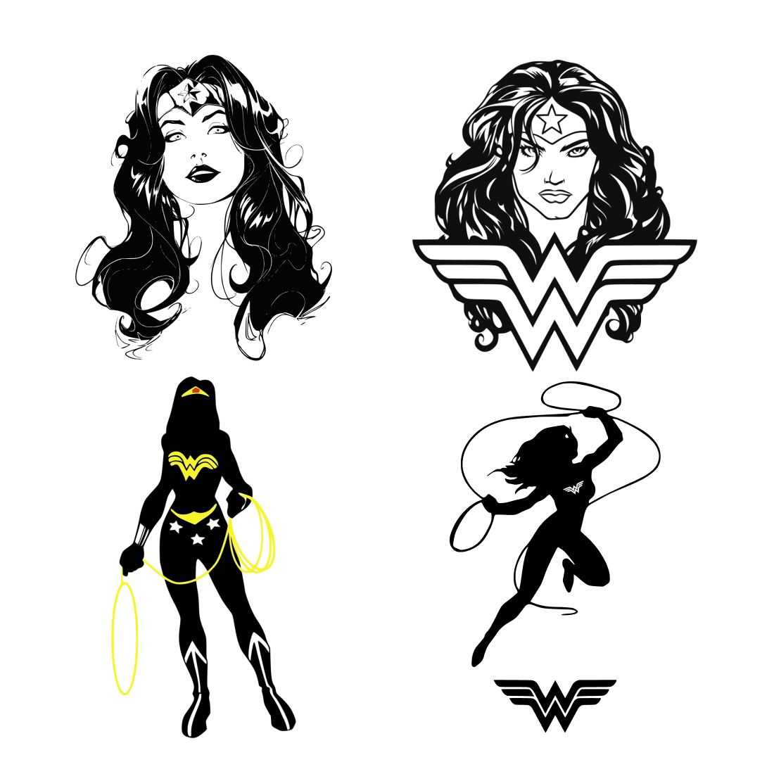 Wonder Woman SVG cover.