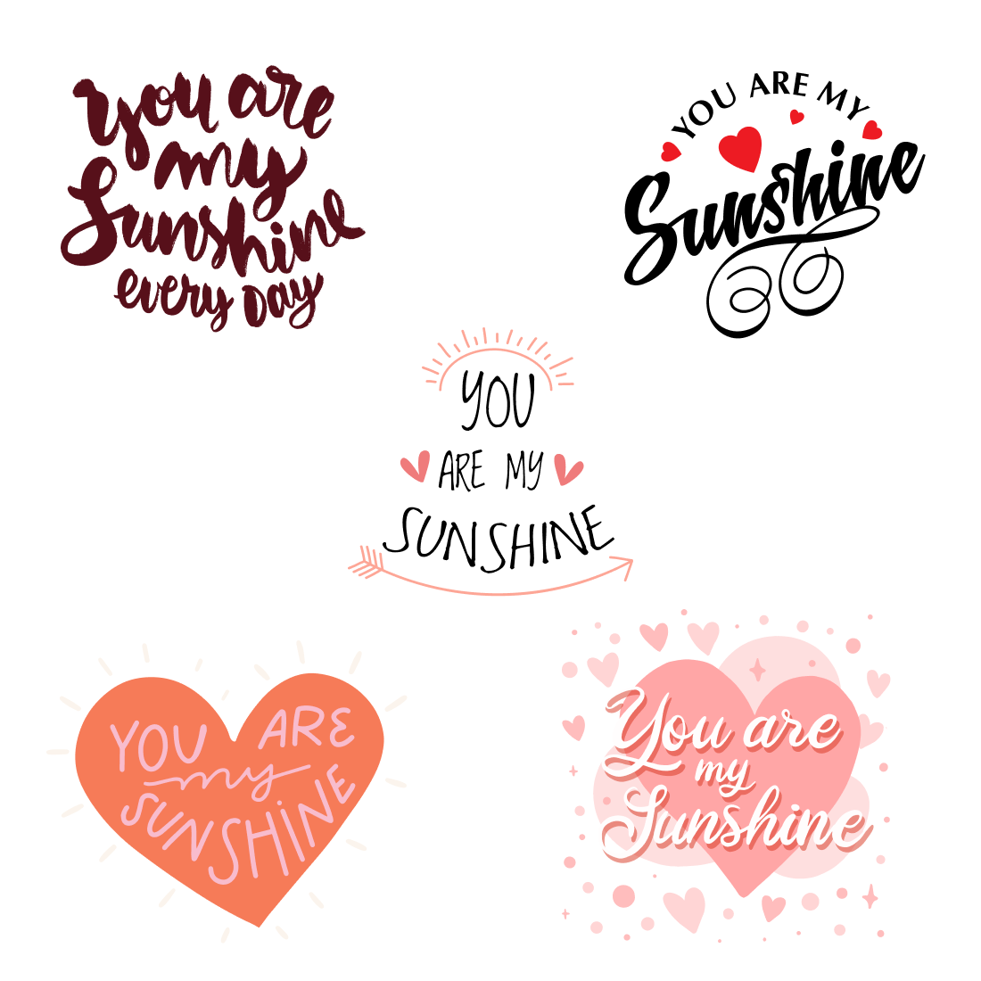 you are my sunshine svg cover.