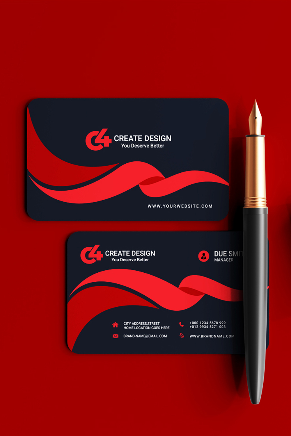 Business Card Design pinterest.
