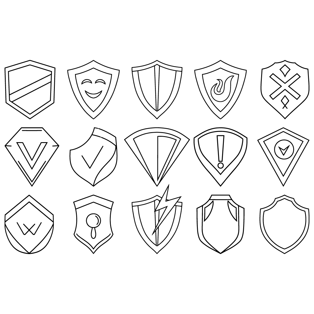 Shield Guard Clipart Collection