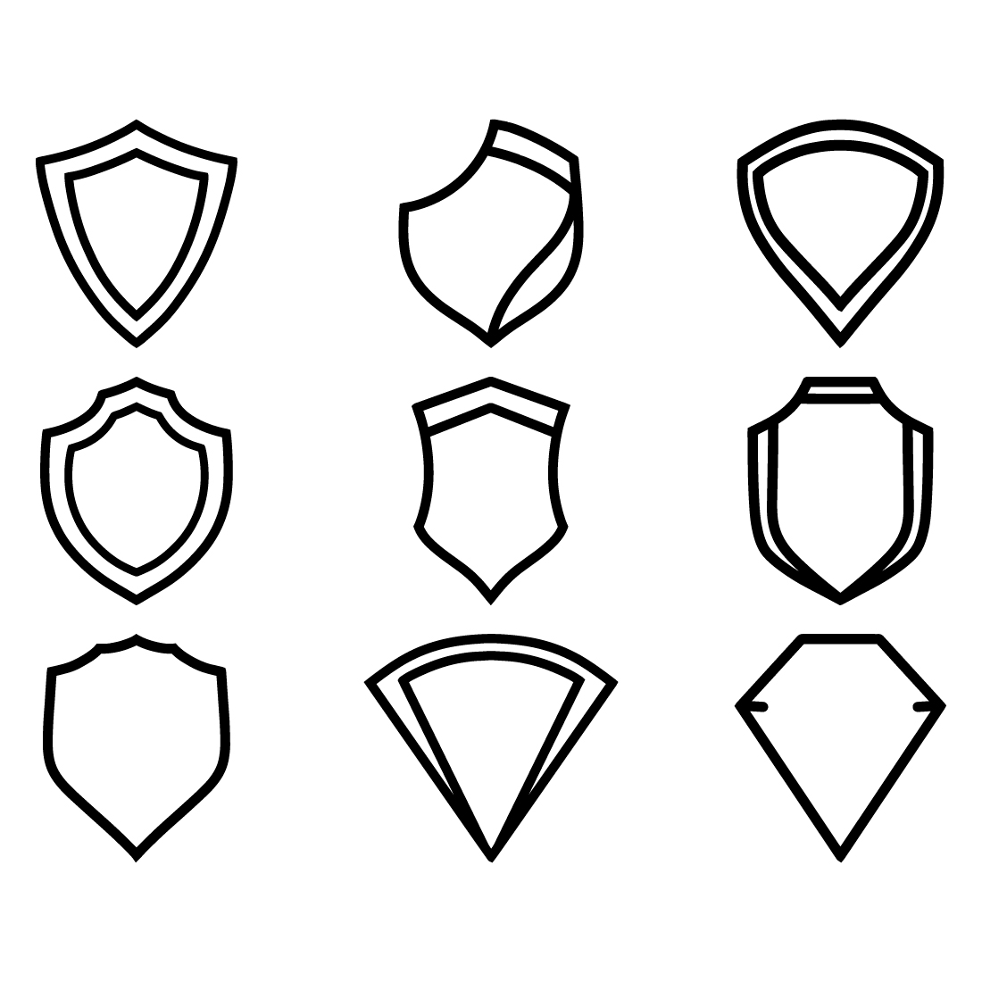 Shield Guard Clipart Collection