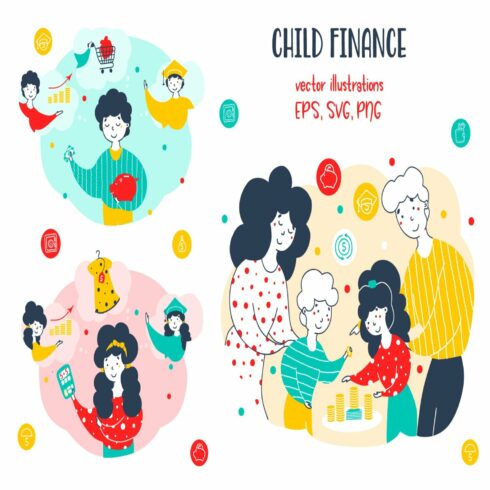 Child finance - Financial Illustrati.