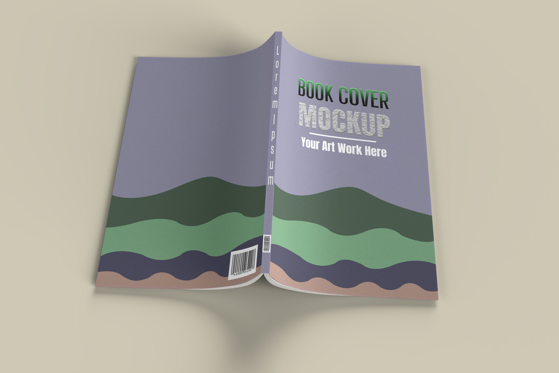Book Cover and Pages Mockup Bundle.