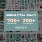 Medical & Beauty Social Media Bundle Templates cover image.