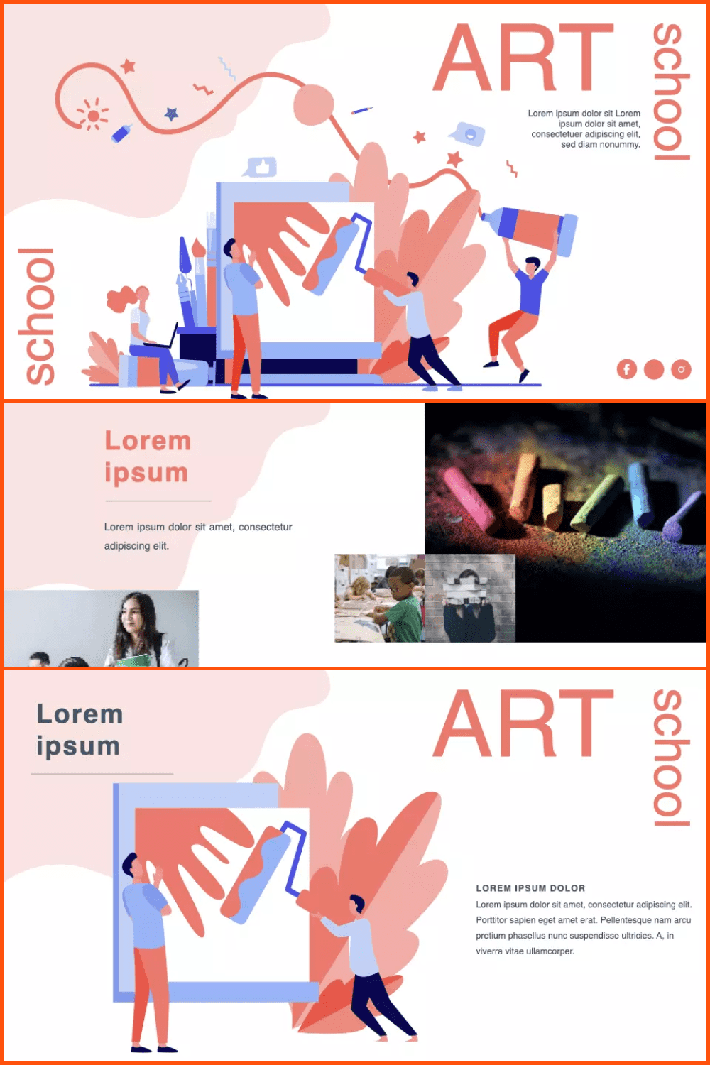 Art School Google Slides Theme.