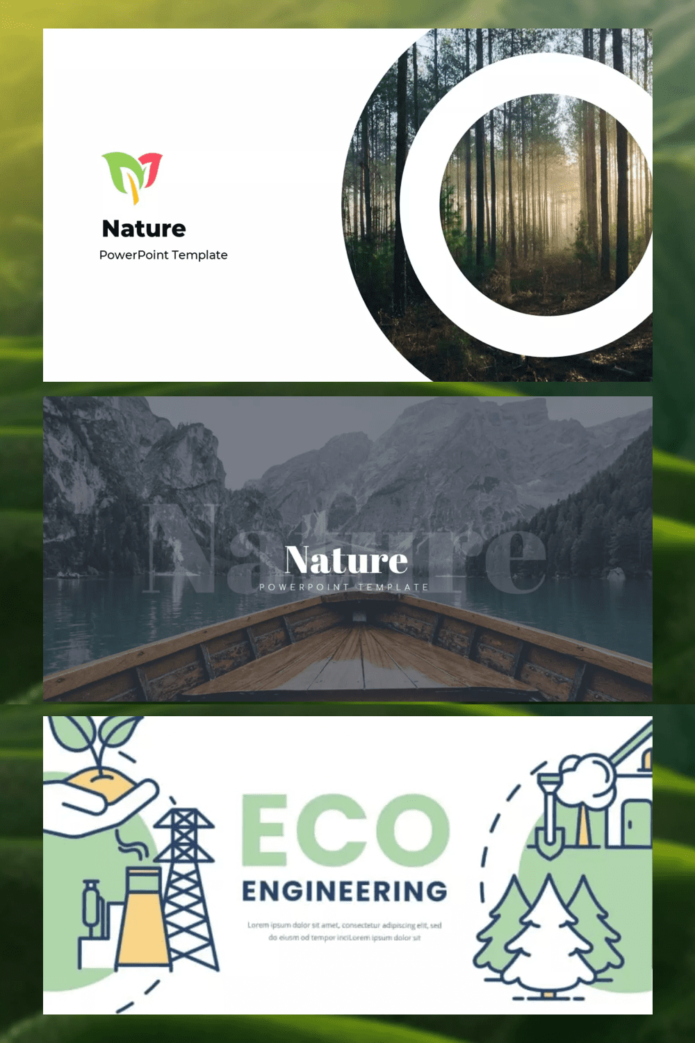Huge Nature Presentation Template Bundle.