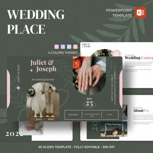 Wedding Place Powerpoint Template.