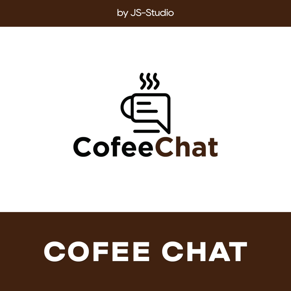 Coffee Chat Logo Template – MasterBundles