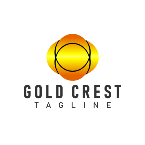Gold Crest Abstract Logo Design cover image.