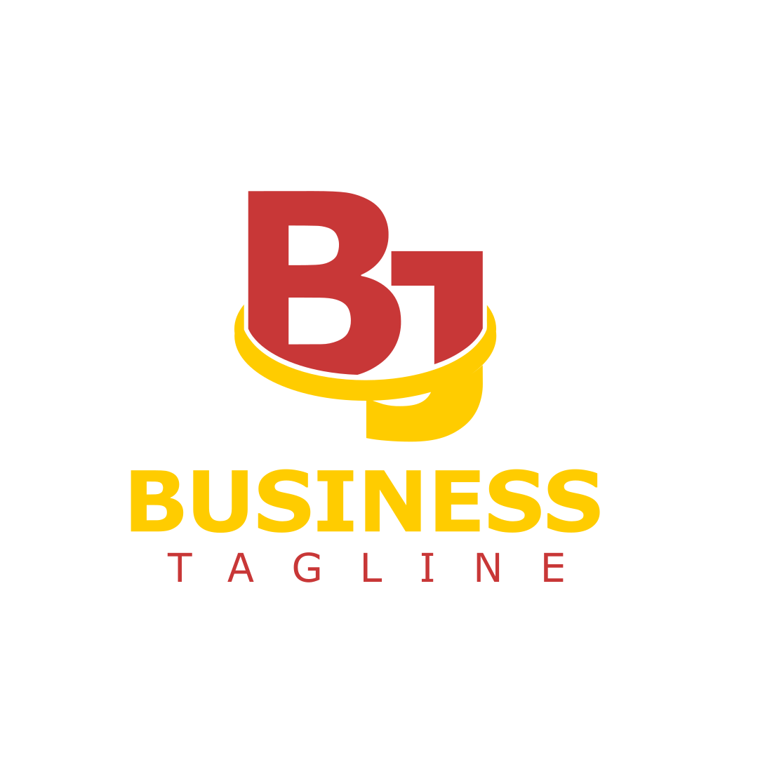 B.J Letter Initials Logo Design Template cover image.