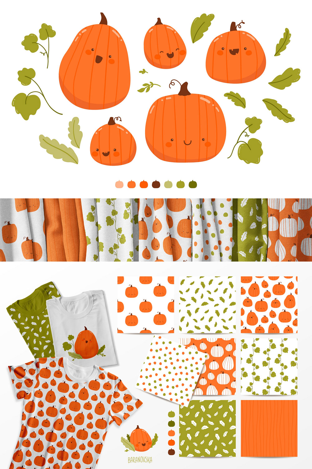 Happy Pumpkins Clipart and Patterns pinterest.