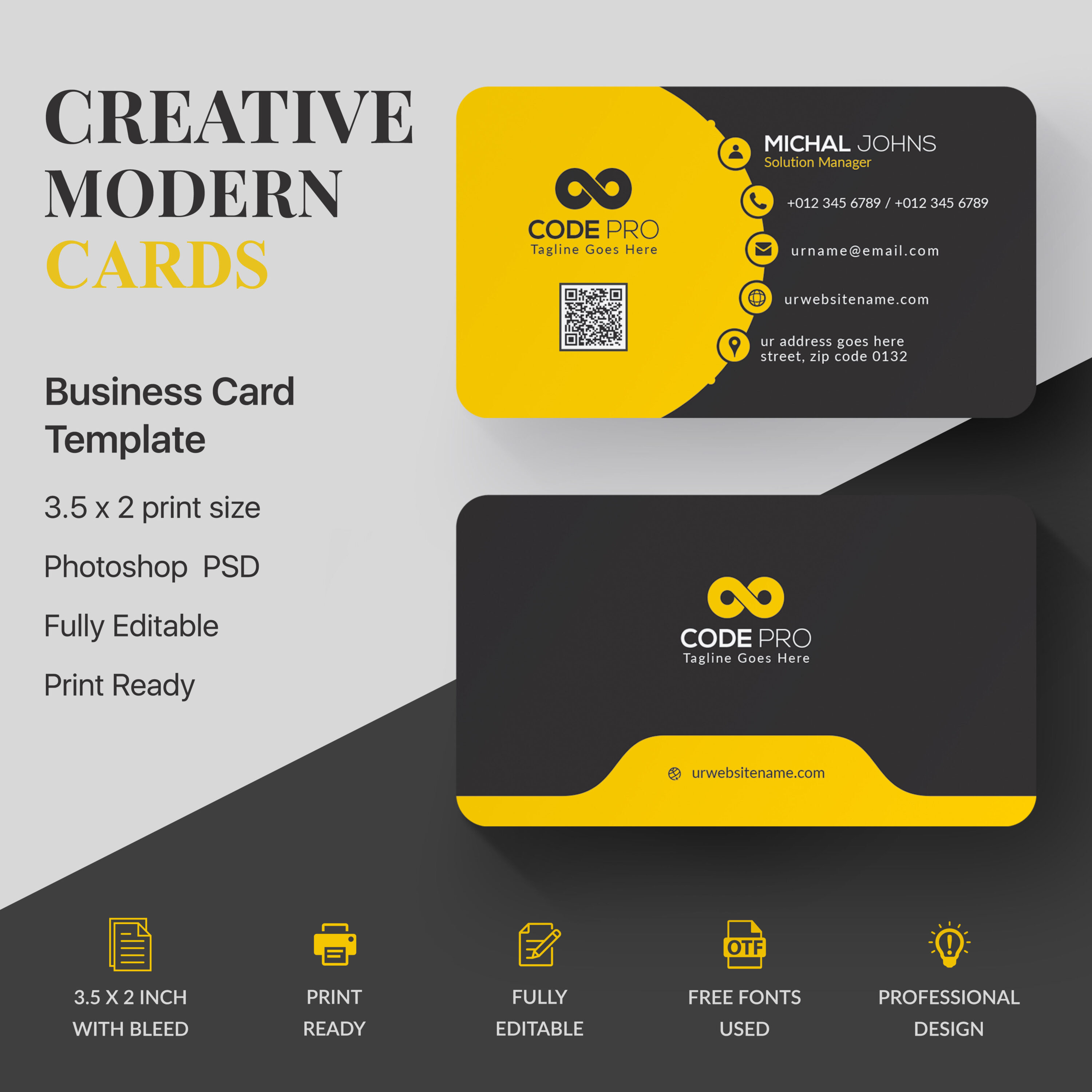 Modern Business Cards.