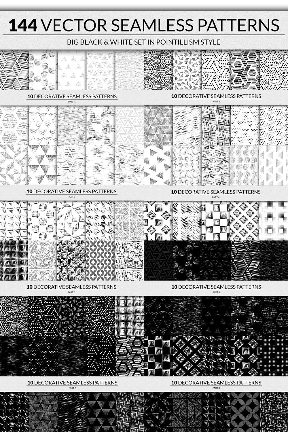 144 seamless pointillism patterns pinterest 1000 1500