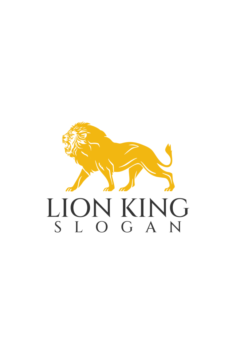 Lion Face Logo Design Template - MasterBundles