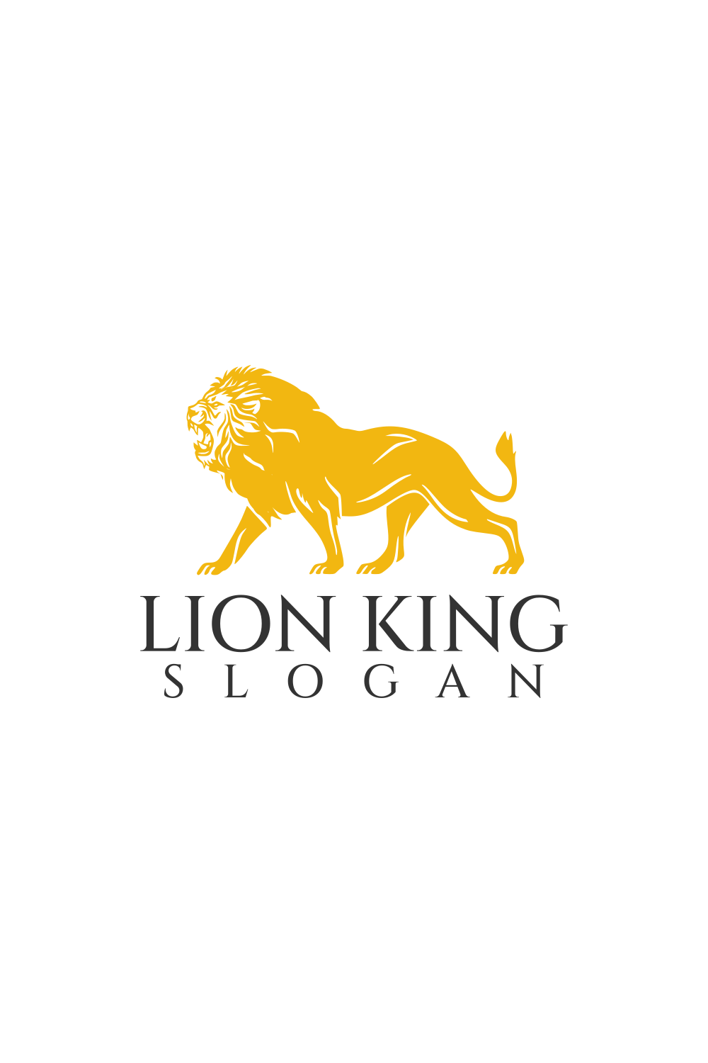 what designer has a lion logo