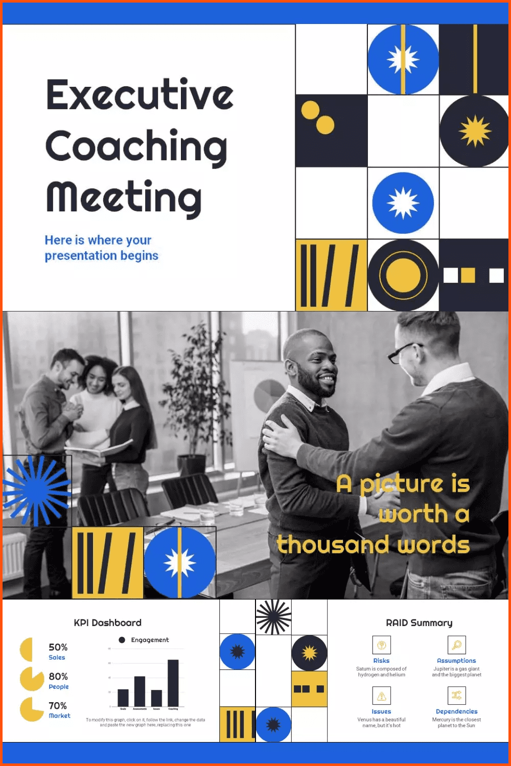 Executive Coaching Meeting Powerpoint Template.