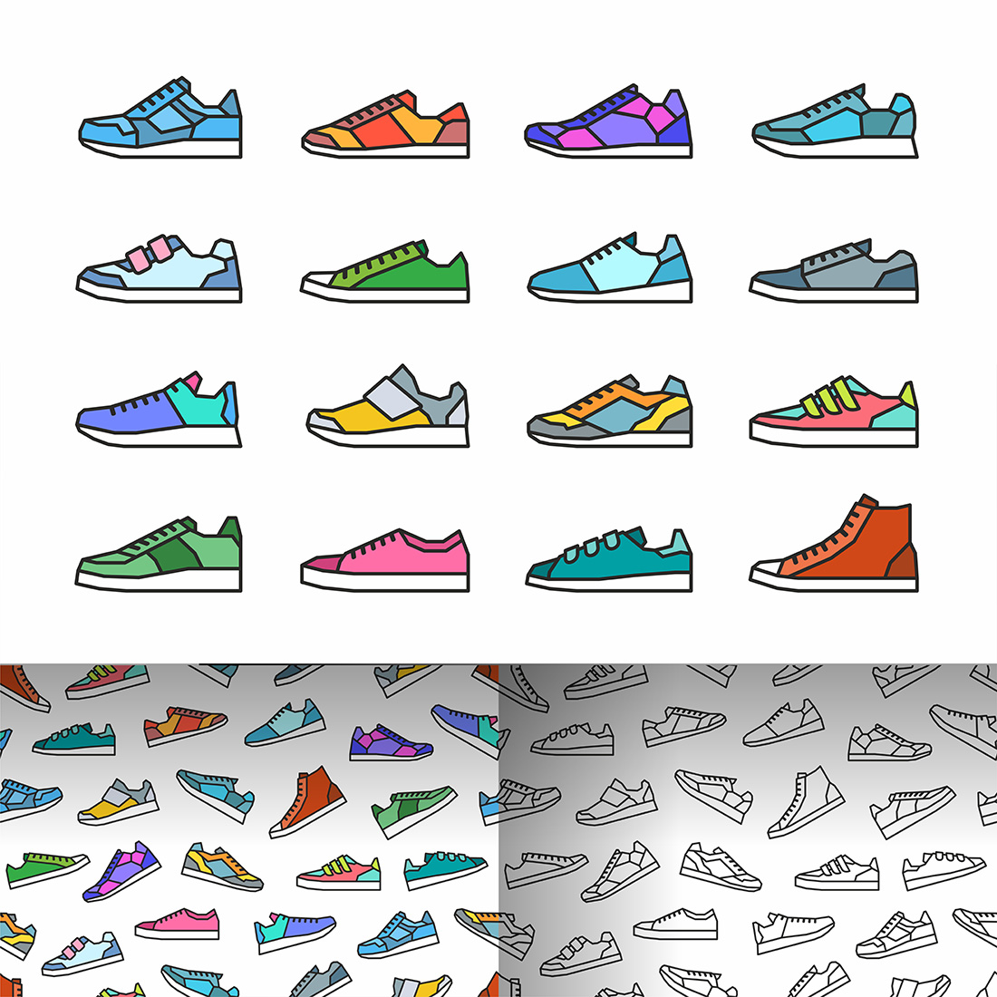 Sneakers Set & Patterns cover image.