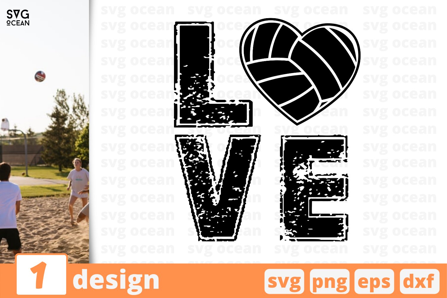 Volleyball svg design.