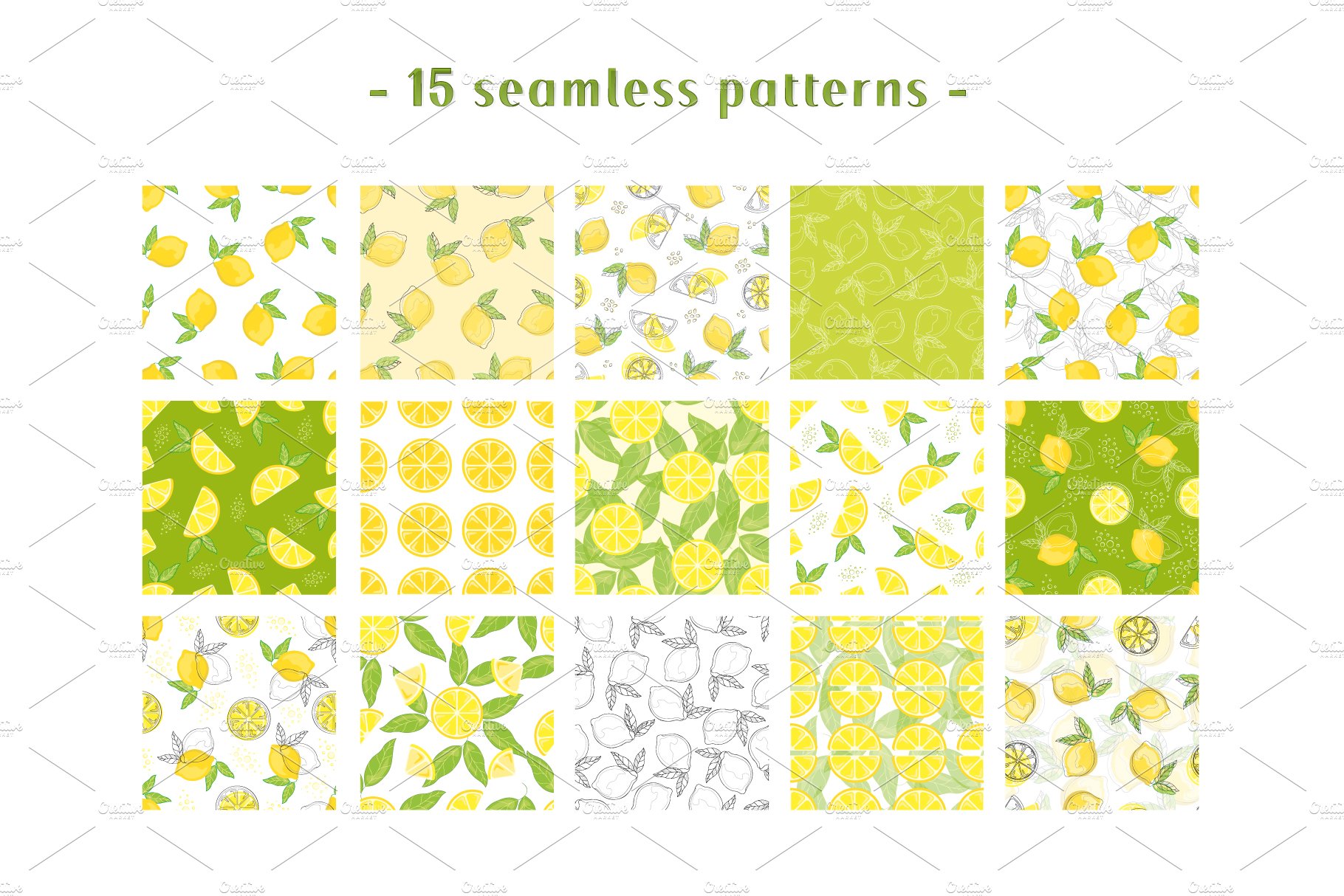 Some lemons patterns.