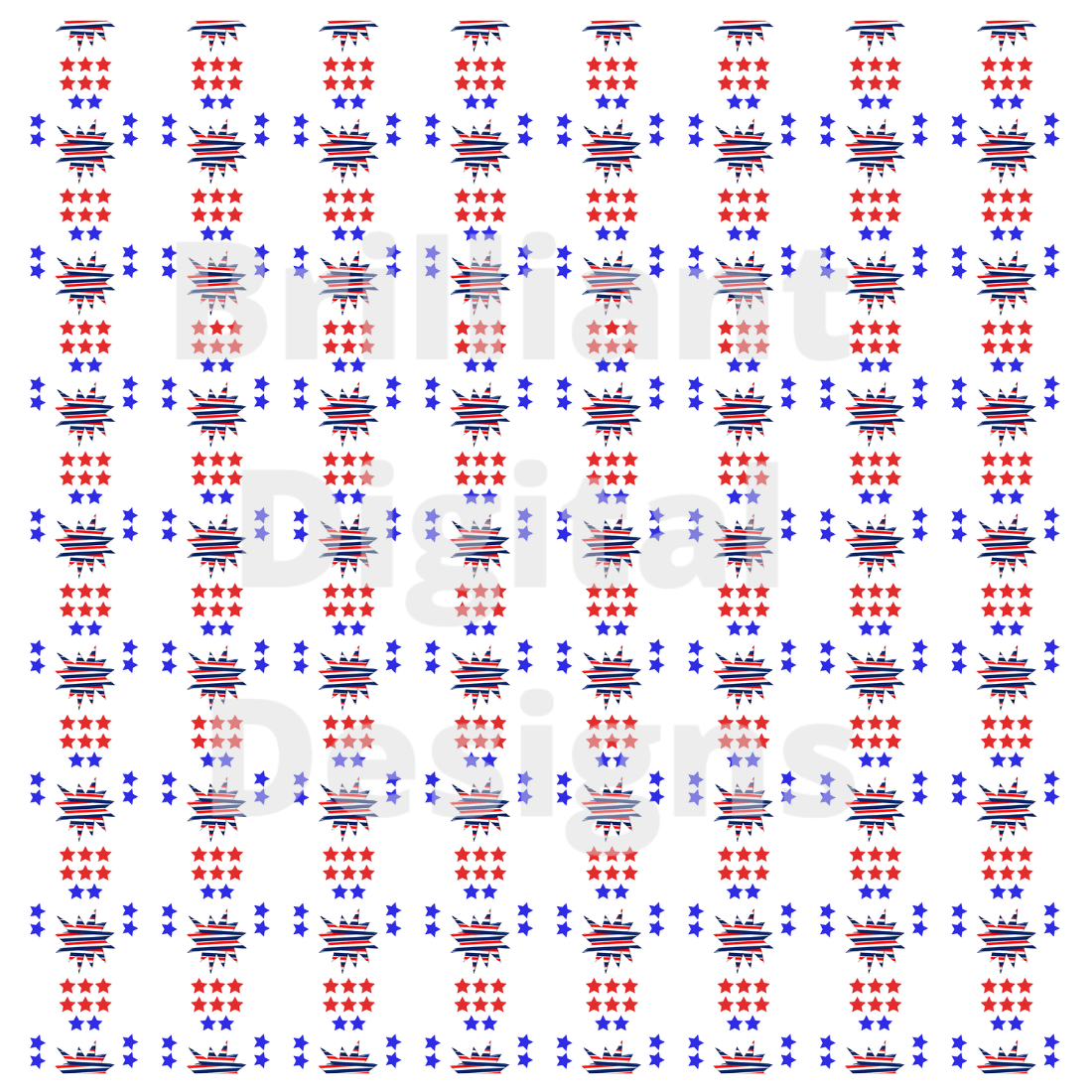 4th of July Digital Patterns previews.