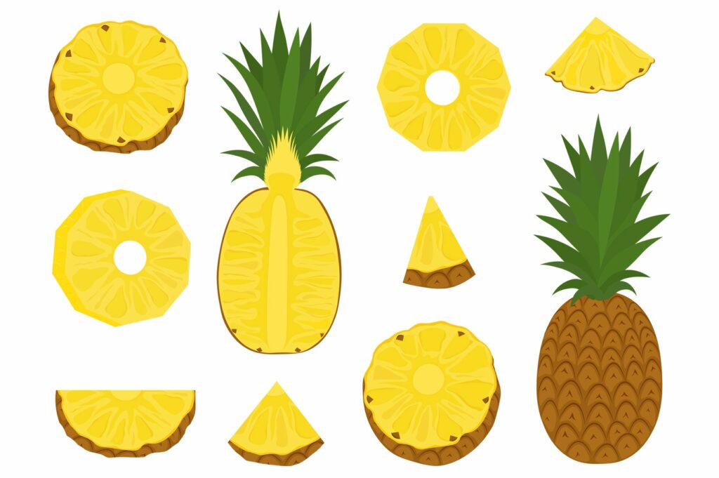 Pineapple Vector. Pineapple Fruits – MasterBundles