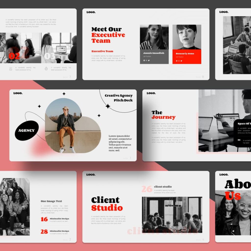 Agency Pitch Deck Keynote Template – MasterBundles