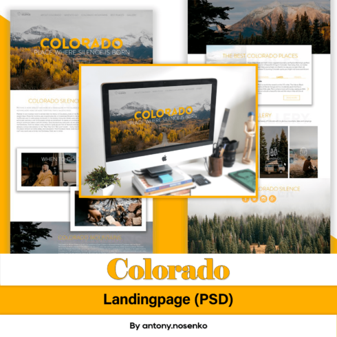 Colorado Landingpage (PSD).
