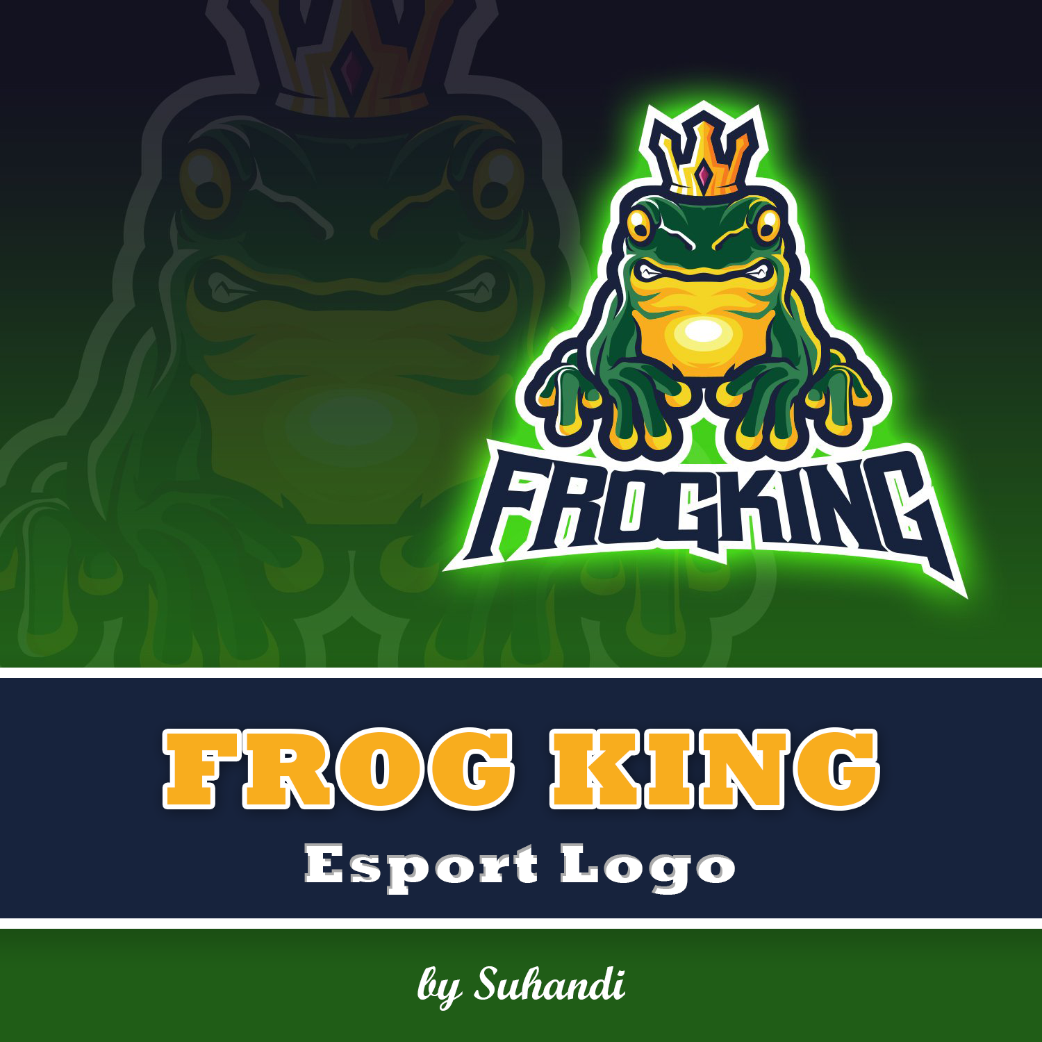 Frog King Esport Logo.
