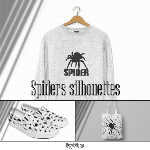 Spiders silhouettes cover.