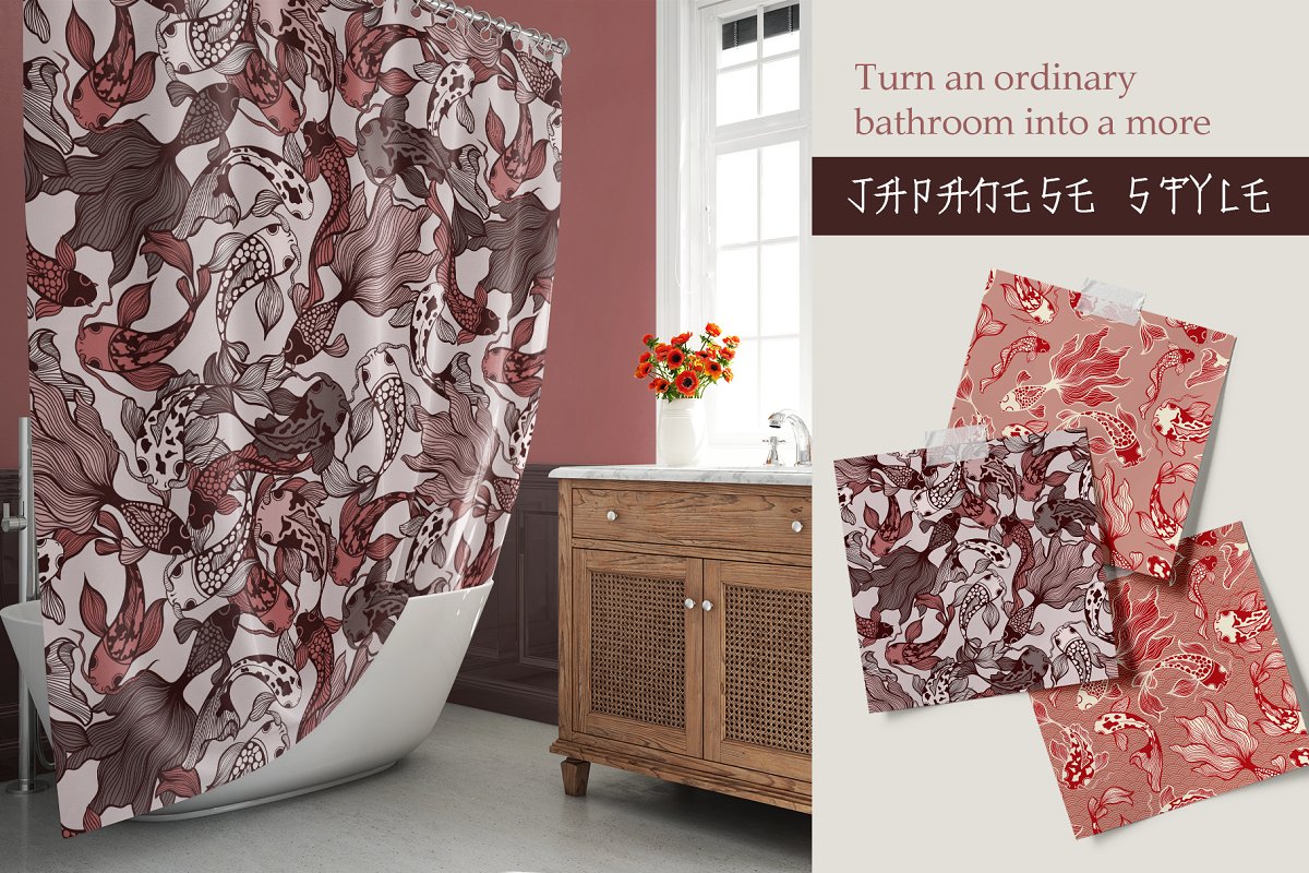 Turn an ordinary bathroom into a more Japanese style.