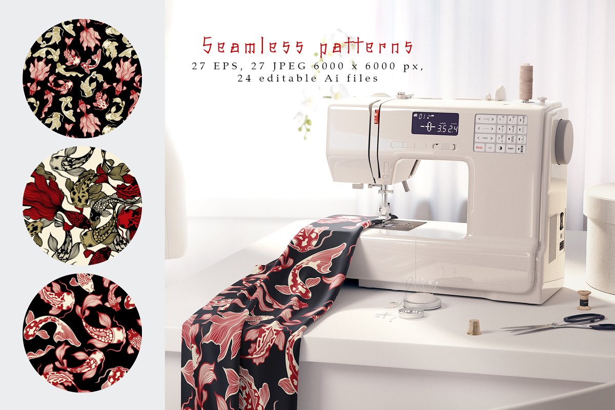 Seamless patterns for your fabrics.