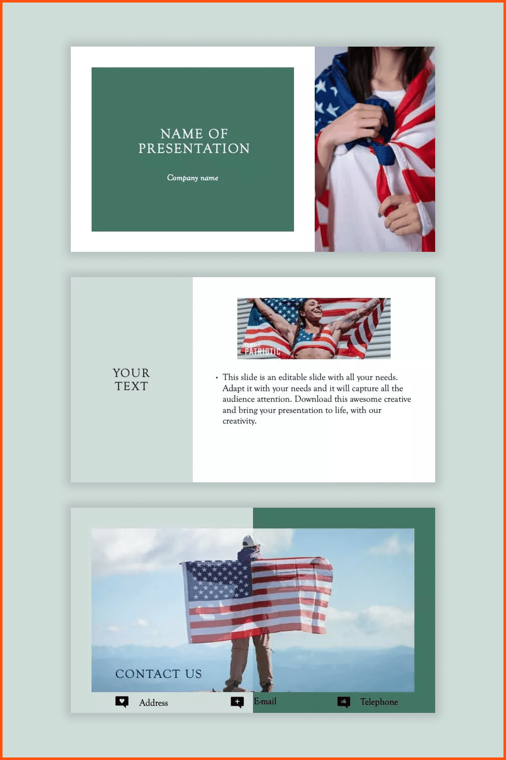Patriotic Backgrounds for Powerpoint.