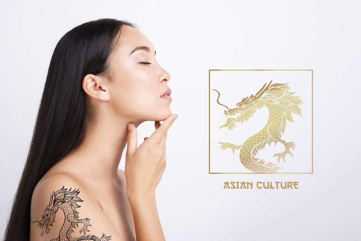 Asian culture design.