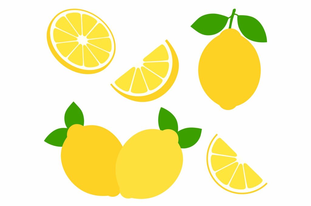 Lemon Clipart. Lemon Graphic Vector – MasterBundles