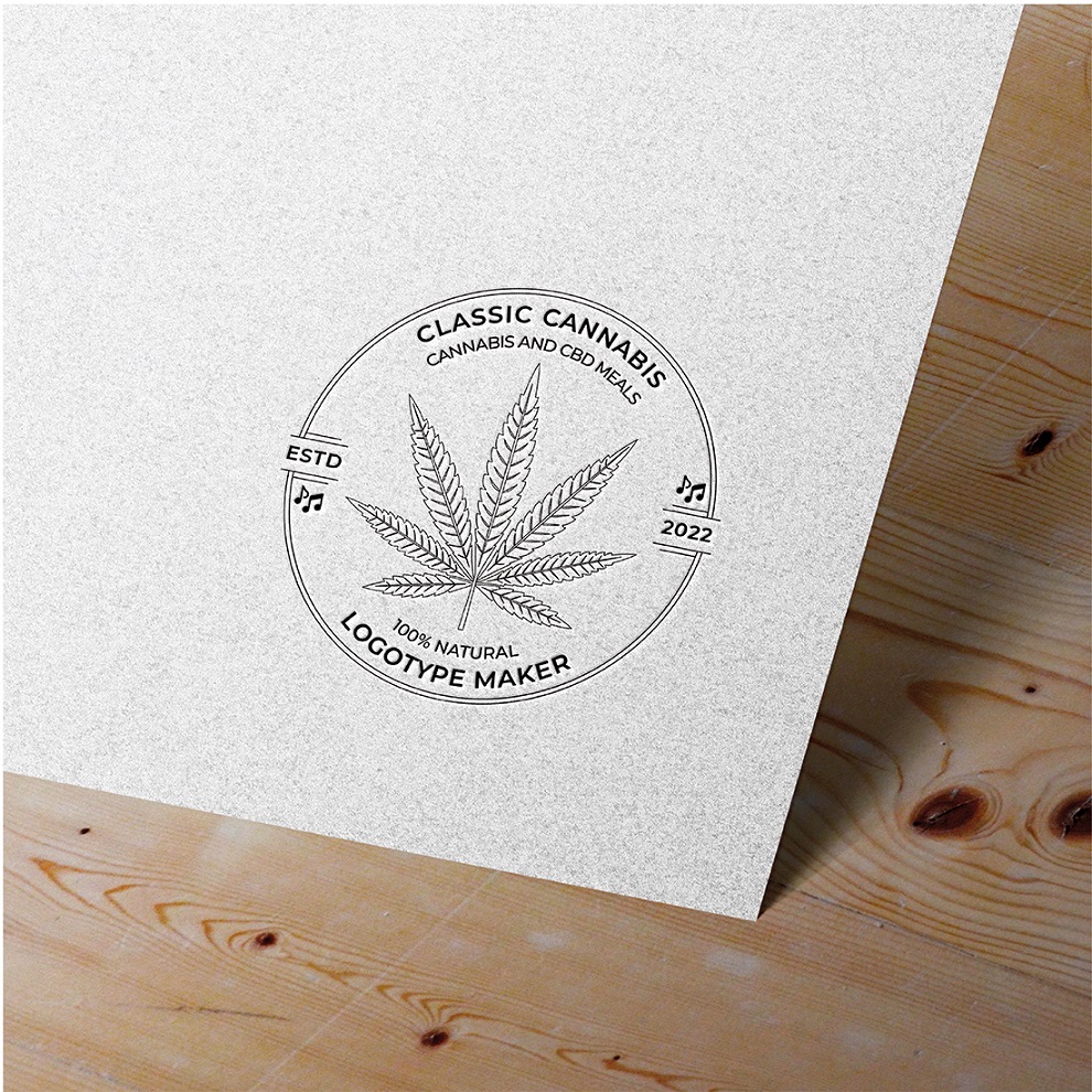 Cannabis Logo Template examples.