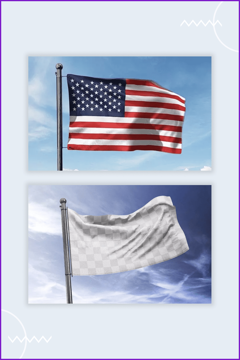 american flag vector png