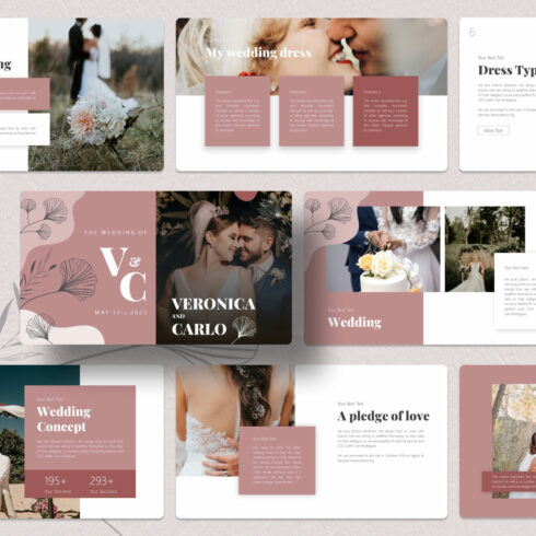 Wedding Planner Powerpoint Template – MasterBundles