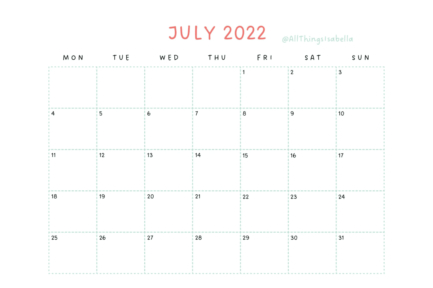 Very simple and minimalist calendar.