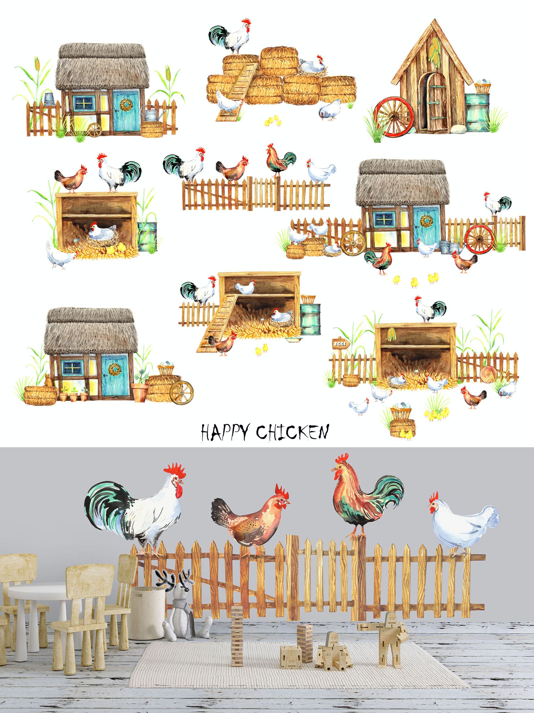 Special items for chicken home.