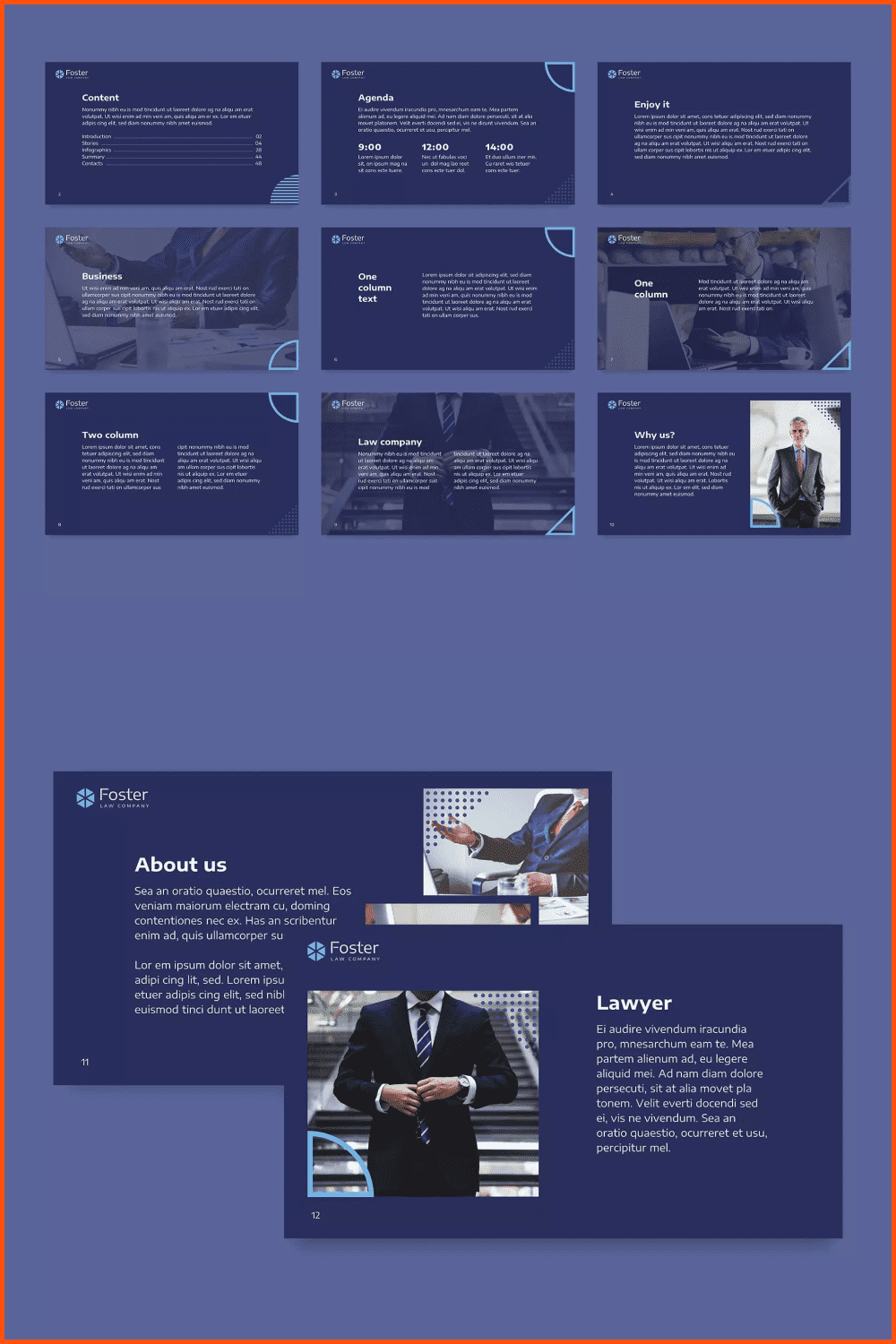 Law Company PowerPoint Presentation Template.